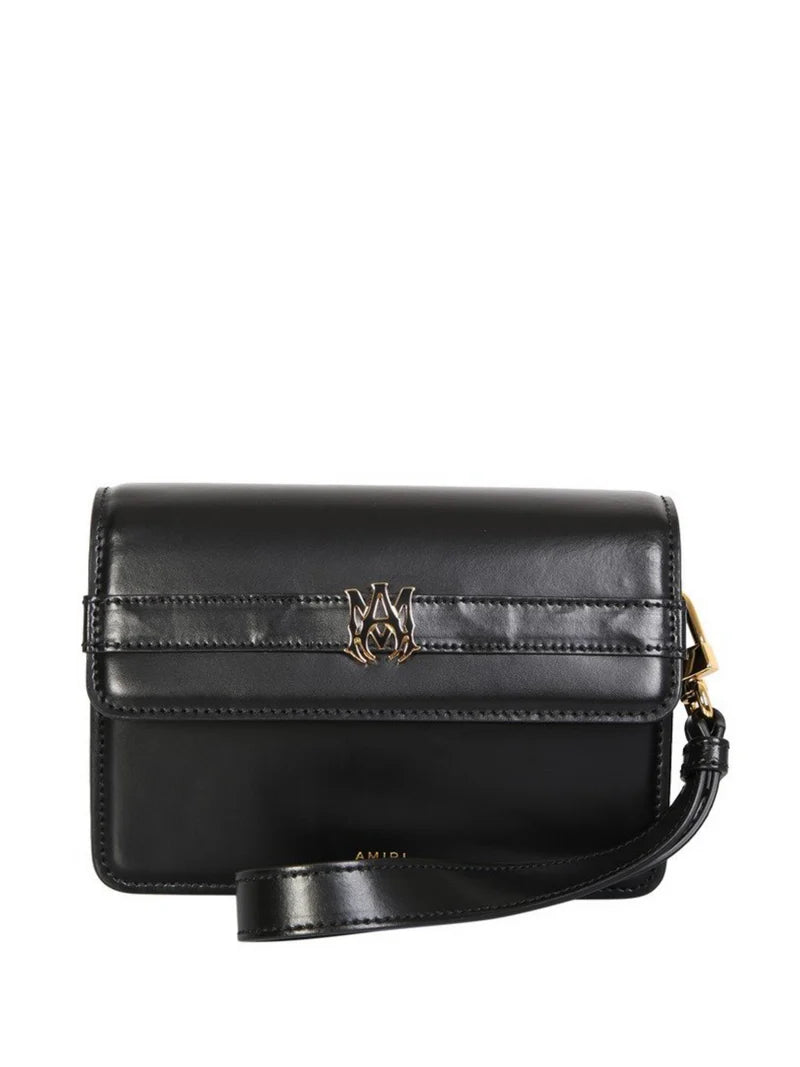 AMIRI MA PLAQUE CLUTCH BAG BLACK