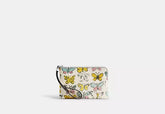 Coach Corner Zip Wristlet With Butterfly Print - Wallets | Shop From The Mirage