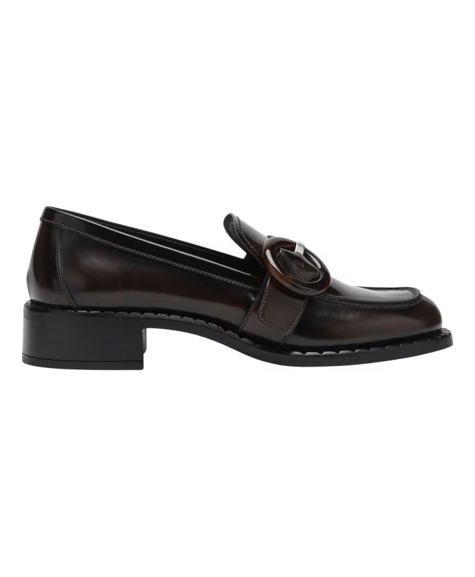 Prada Brown Mocassino Sandals