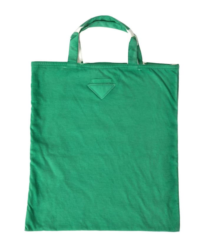 Green Fabric Tote Bag