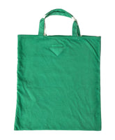Green Fabric Tote Bag