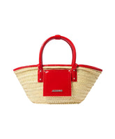 Red Palm and Cowskin Bag