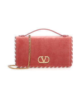 Jewel-Logo Crossbody Bag
