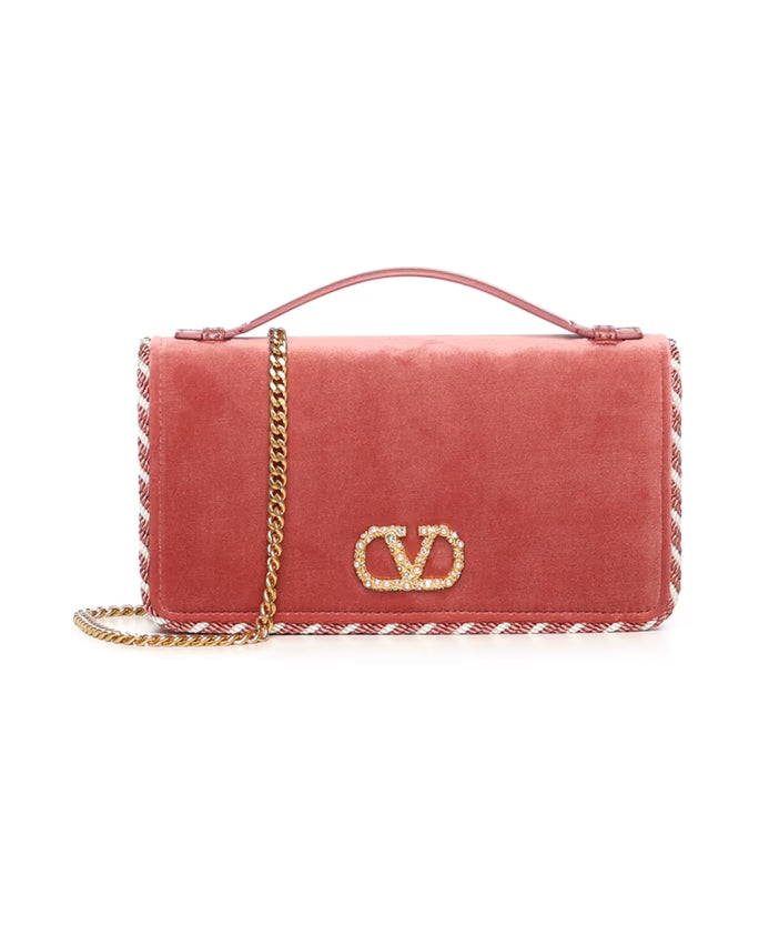 Jewel-Logo Crossbody Bag