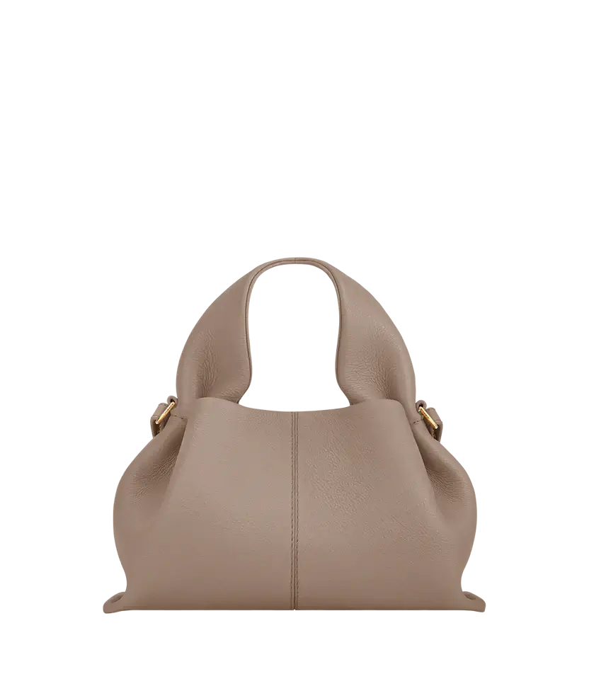Polene Numéro Neuf Mini Edition Textured Taupe - Size: One Size Bags | Shop From The Mirage
