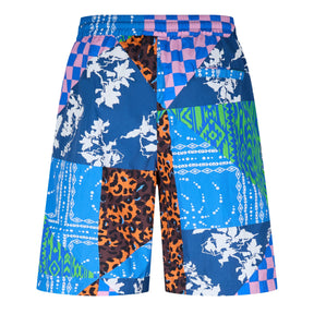 Multu-Panel Knee-Length Shorts