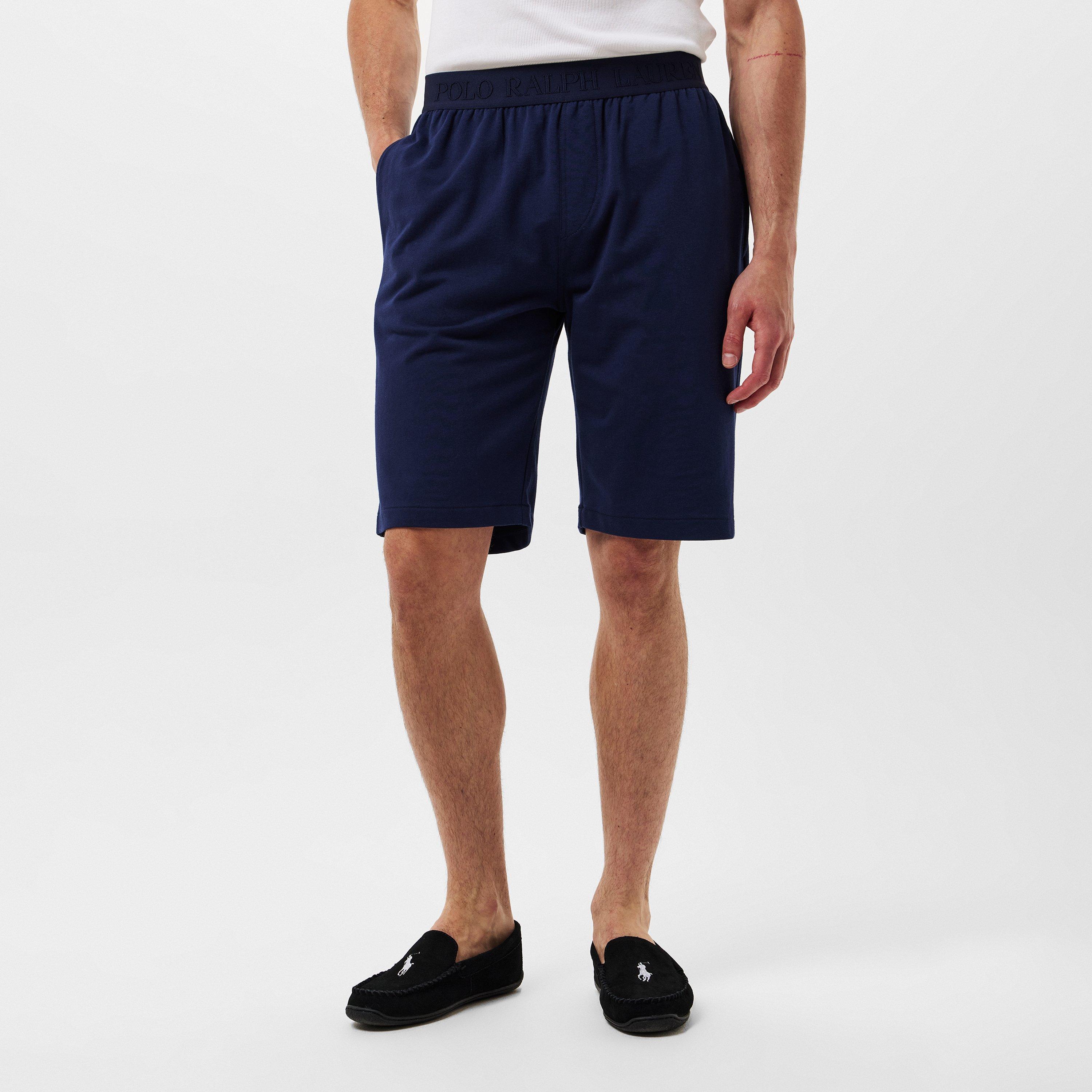 Men's Tonal Taped Waistband Jersey Jogger Shorts