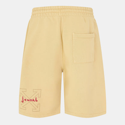 Logo Fleece Jogger Shorts