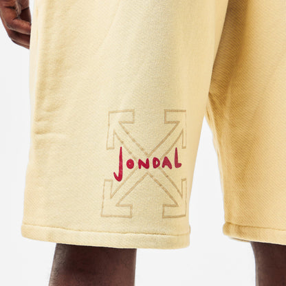 Logo Fleece Jogger Shorts