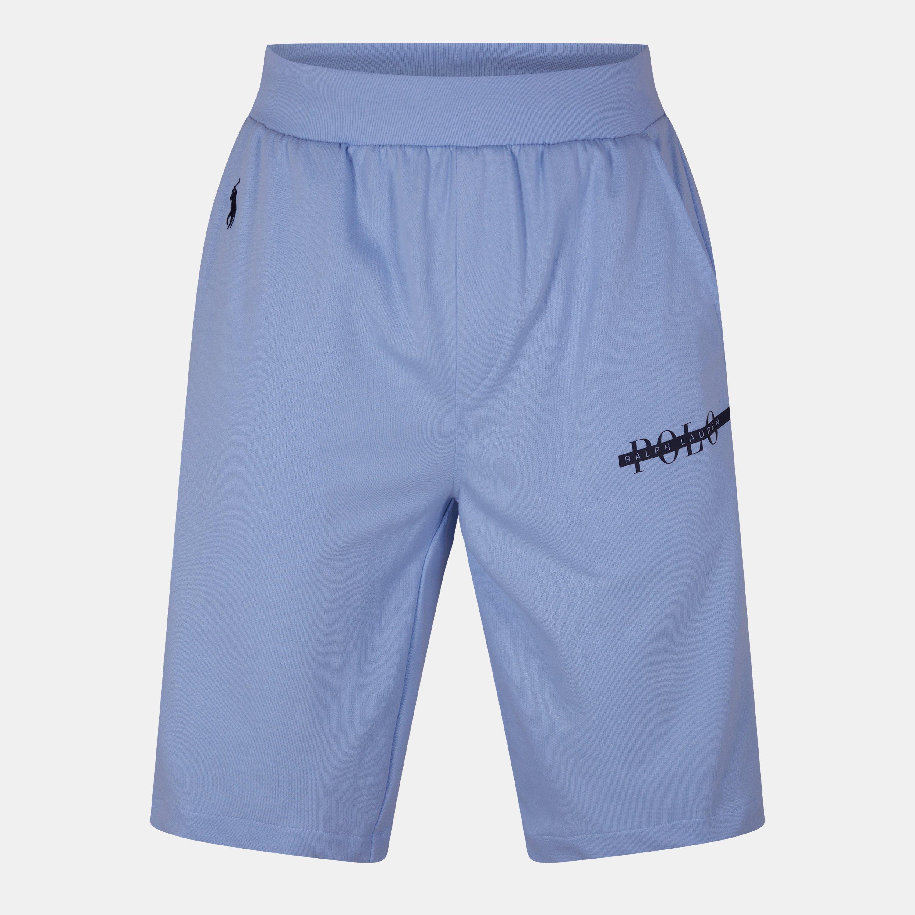 Men's Block Logo Fleece Jogger Shorts
