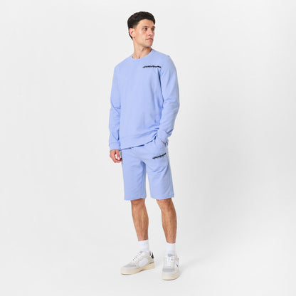 Men's Block Logo Fleece Jogger Shorts
