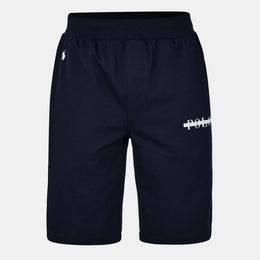 Men's Block Logo Fleece Jogger Shorts