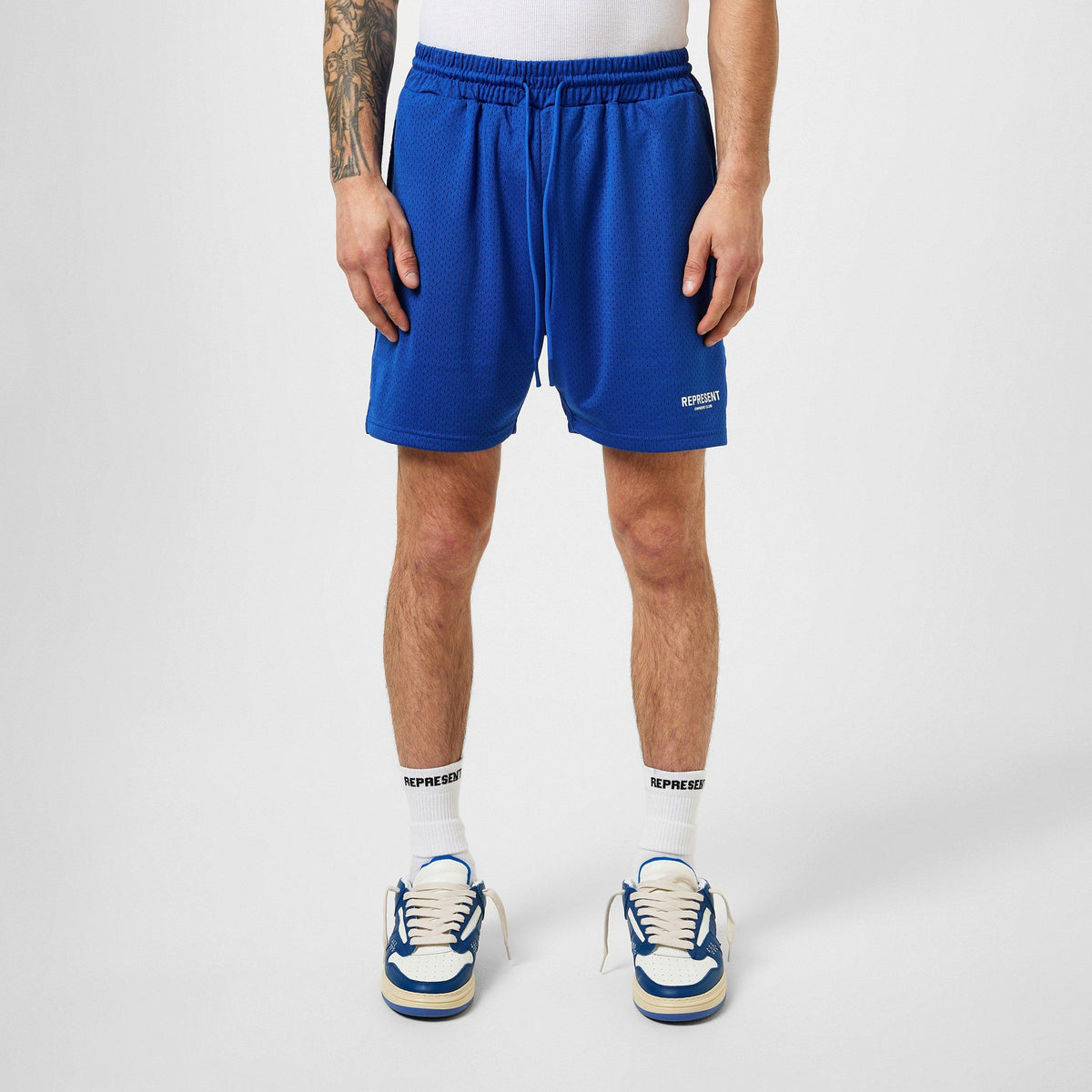 Men's Logo Nylon Owners Club Mesh Shorts