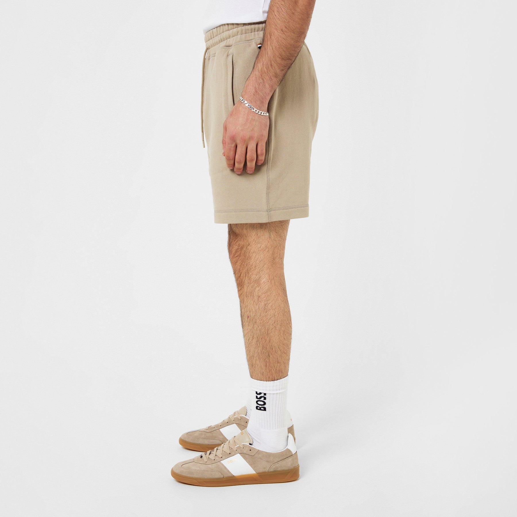 Men's Contemporary Fleece Material Shorts