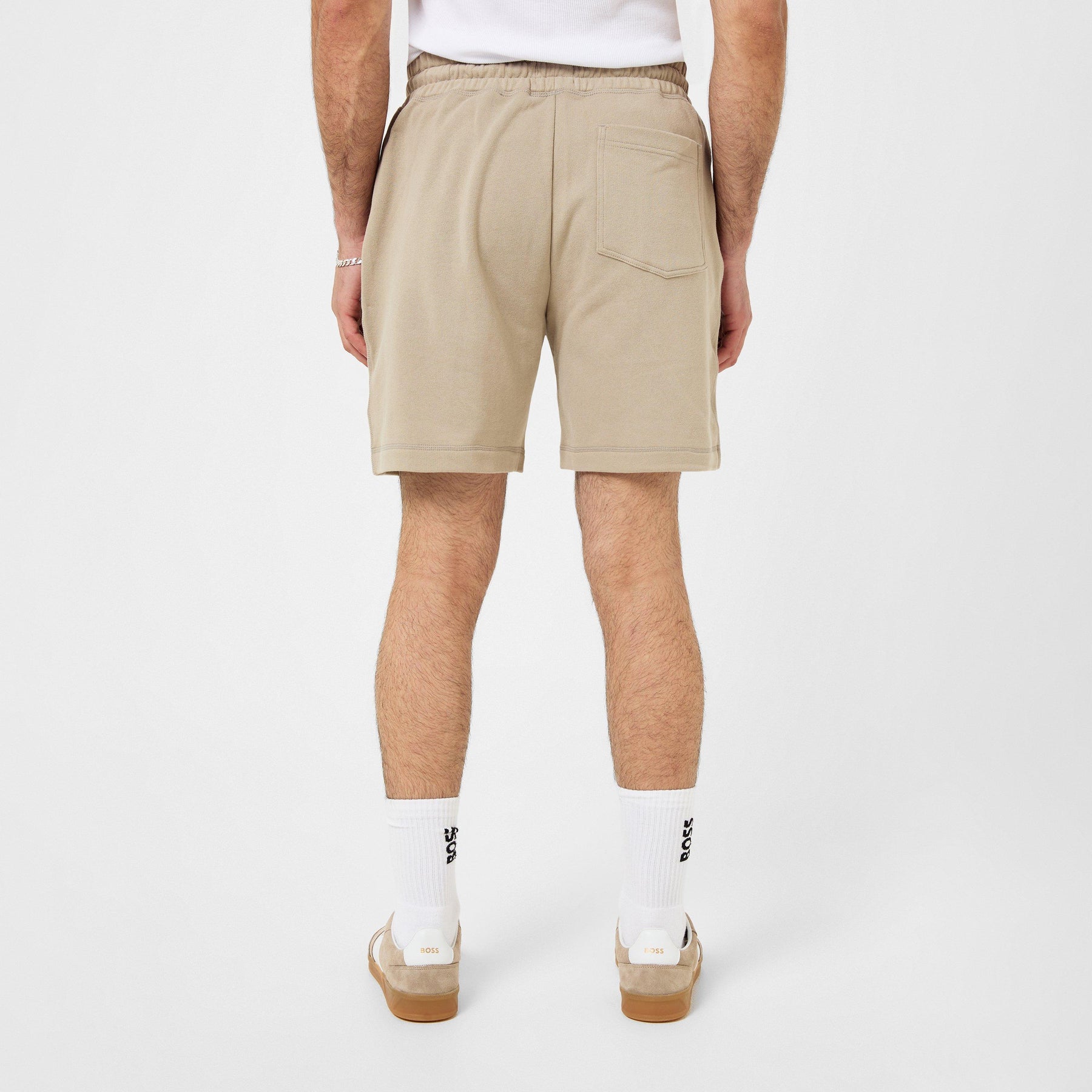Men's Contemporary Fleece Material Shorts
