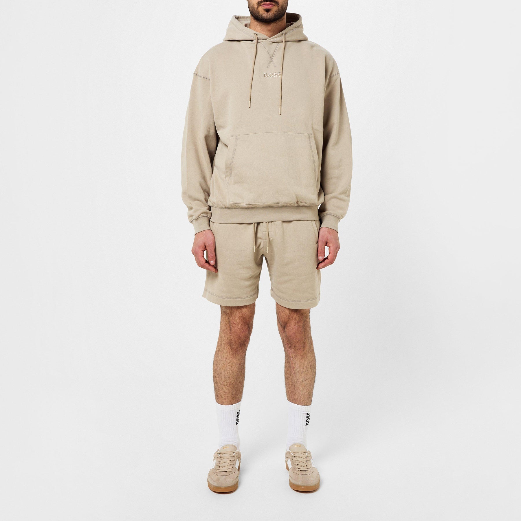 Men's Contemporary Fleece Material Shorts