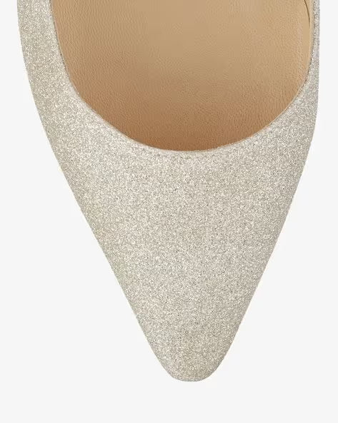 Jimmy Choo Romy 60 Dusty Glitter Pointy Toe Pumps