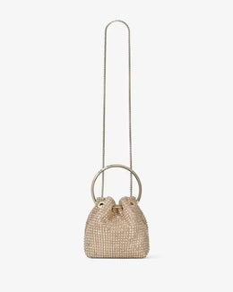 Bon Bon Crystal Embroidered Satin Mini Bag
