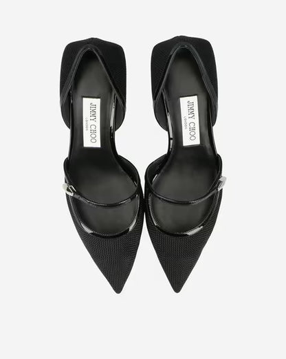 Jimmy Choo Carolyn Mesh Strap Pumps