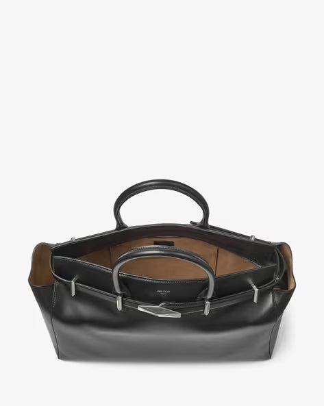 Jimmy Choo Diamond Belted Top Handle Bag