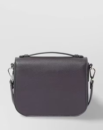 STELLA MCCARTNEY Studded Logo Flap Top Handle Bag