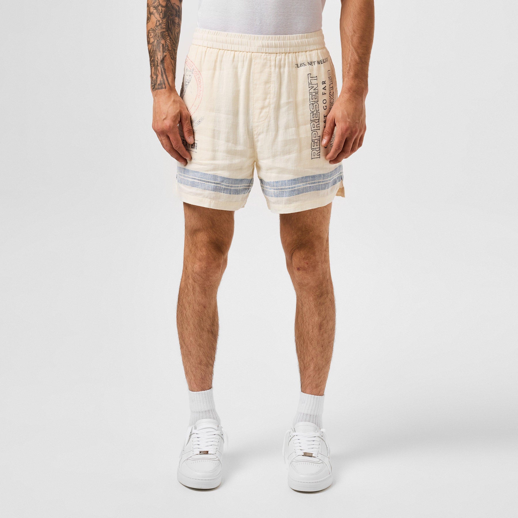 Men's Rep D+D Lion Short, Distinctive Graphic Print
