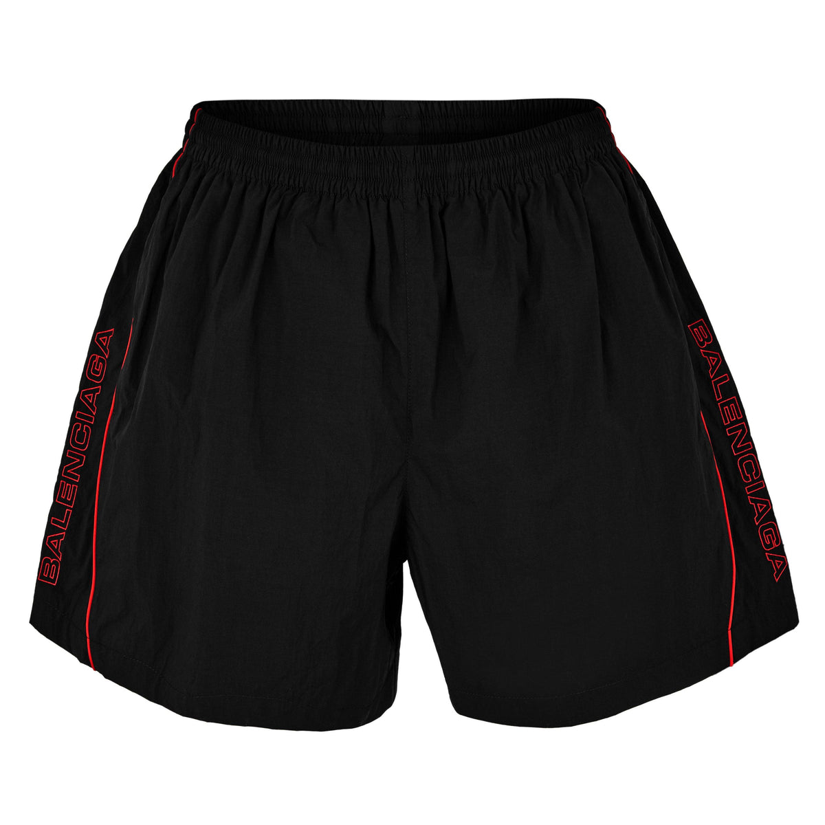 Embroidered Track Shorts