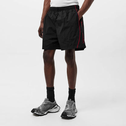 Embroidered Track Shorts