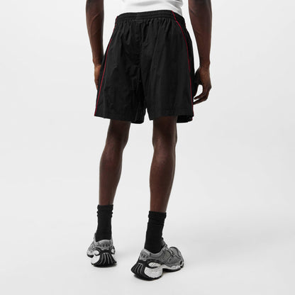 Embroidered Track Shorts