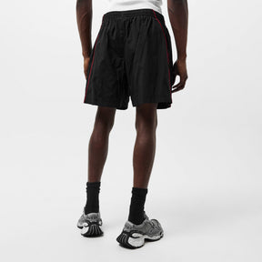 Embroidered Track Shorts