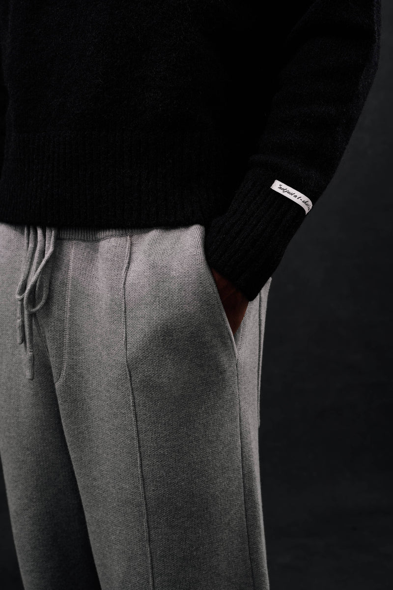 Heavyweight knitted sweatpant