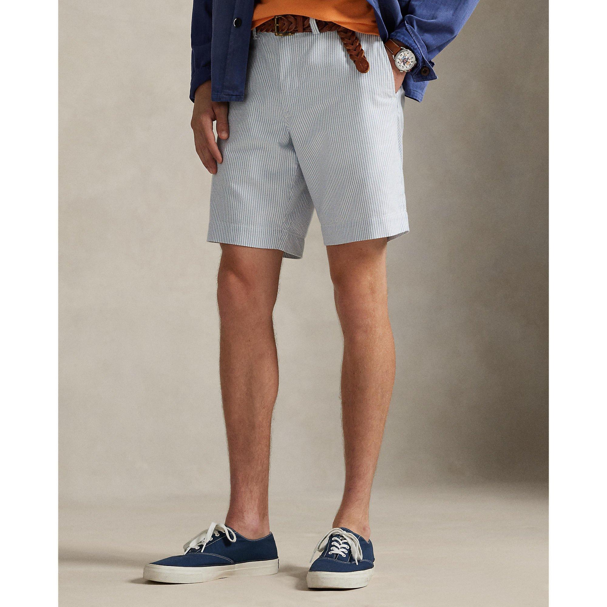 Bedford Stripe Tailored Fit Chino Shorts