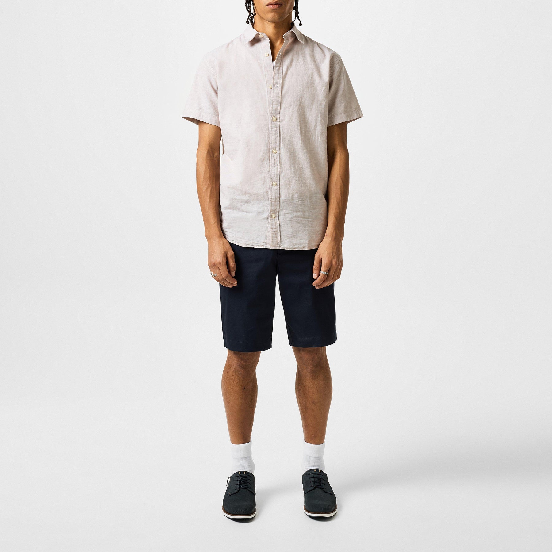 Men's S-Liem Knee Length Cotton Blend Shorts