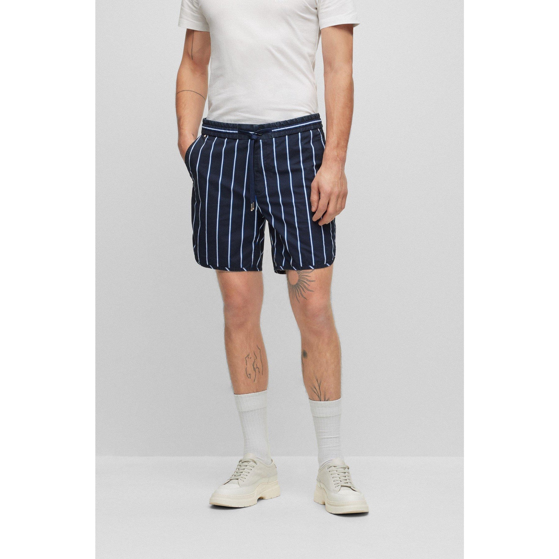 Men's Kacey DS Striped Pattern Shorts