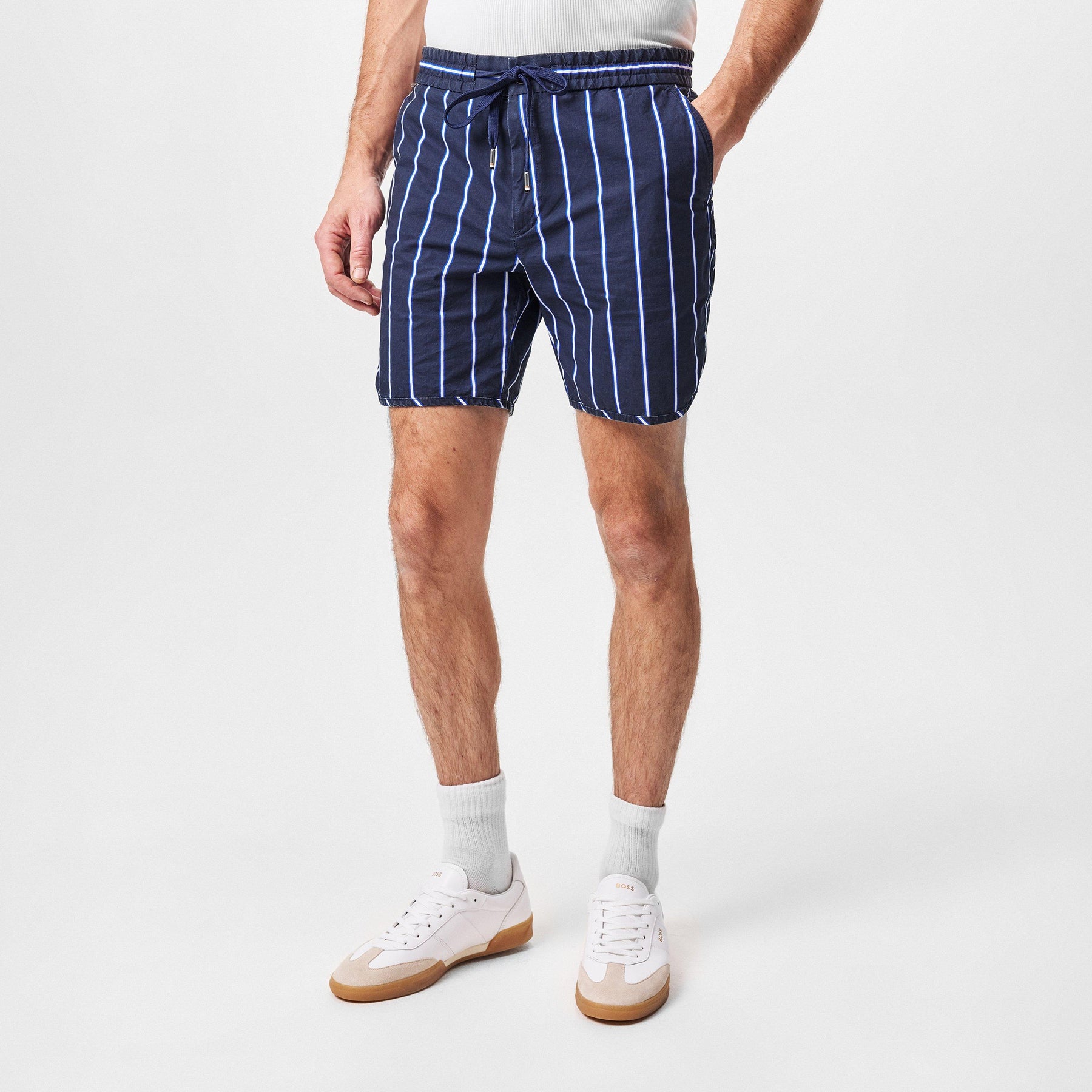 Men's Kacey DS Striped Pattern Shorts
