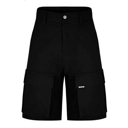 Men's Baggy Cargo Shorts, Oversized 3D Pockets