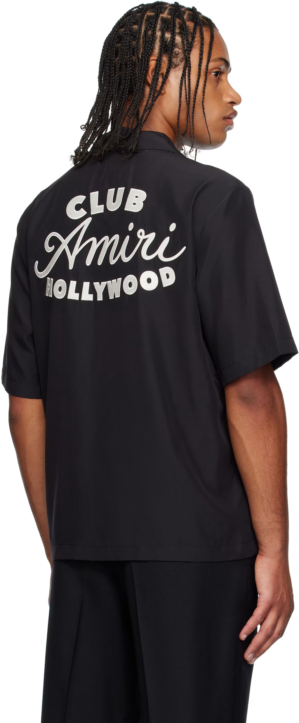 Black 'Club Amiri' Camp Shirt