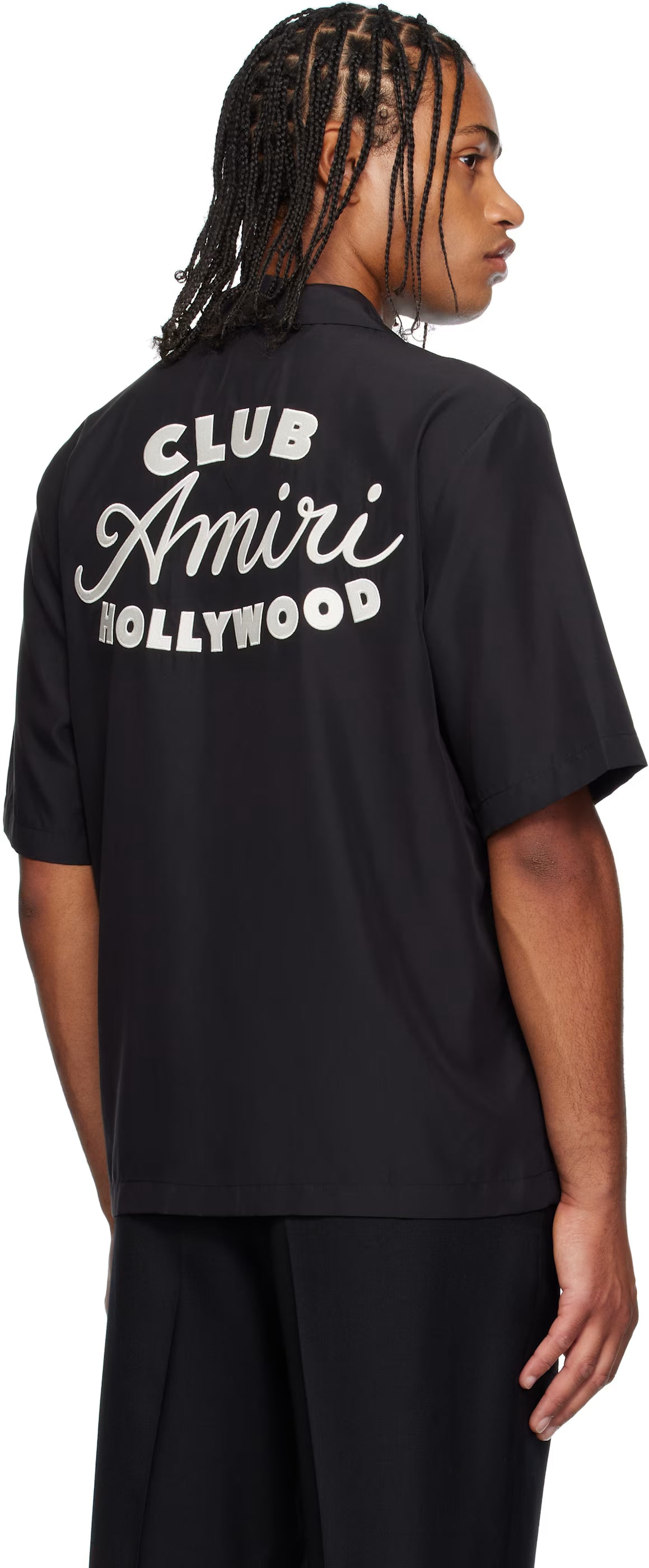 Black 'Club Amiri' Camp Shirt