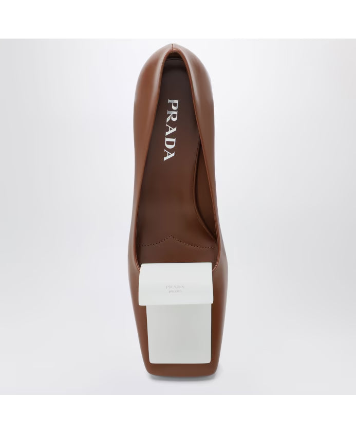 Prada Elegant Heeled Decollete Shoes