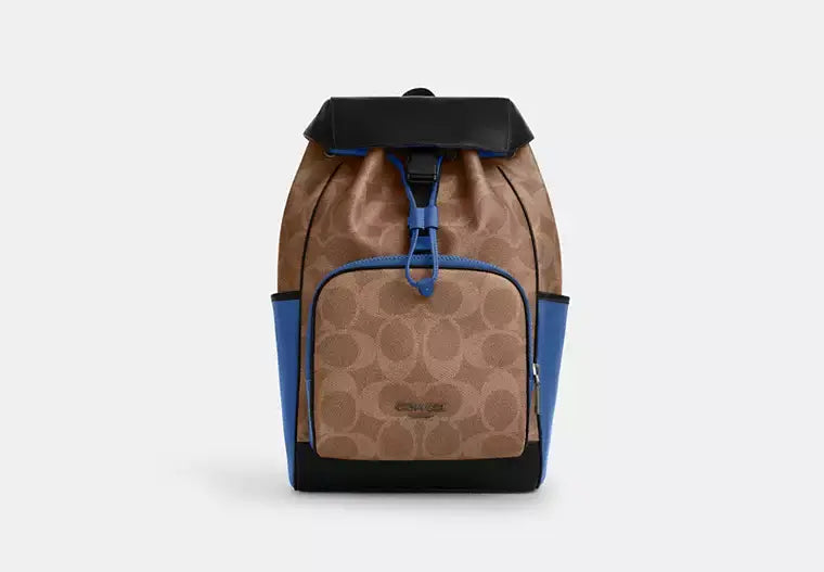 Coach Racer Backpack In Blocked Signature Canvas - Bags | Shop From The Mirage