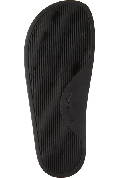 Furley Check Slide Sandal Burberry