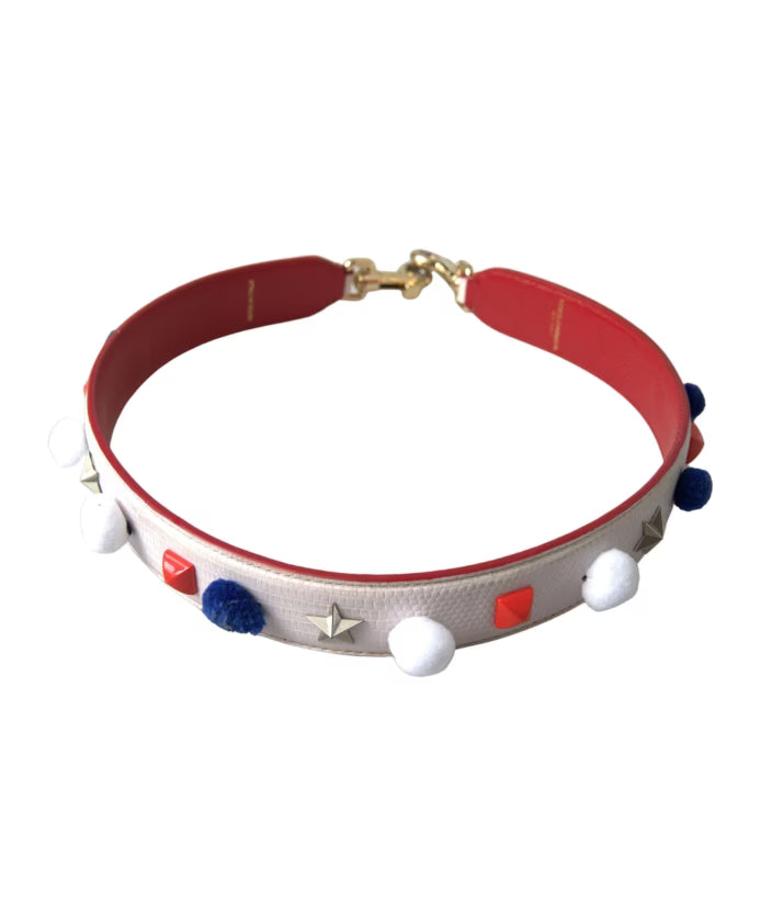 Studded Leather Shoulder Strap