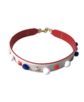 Studded Leather Shoulder Strap