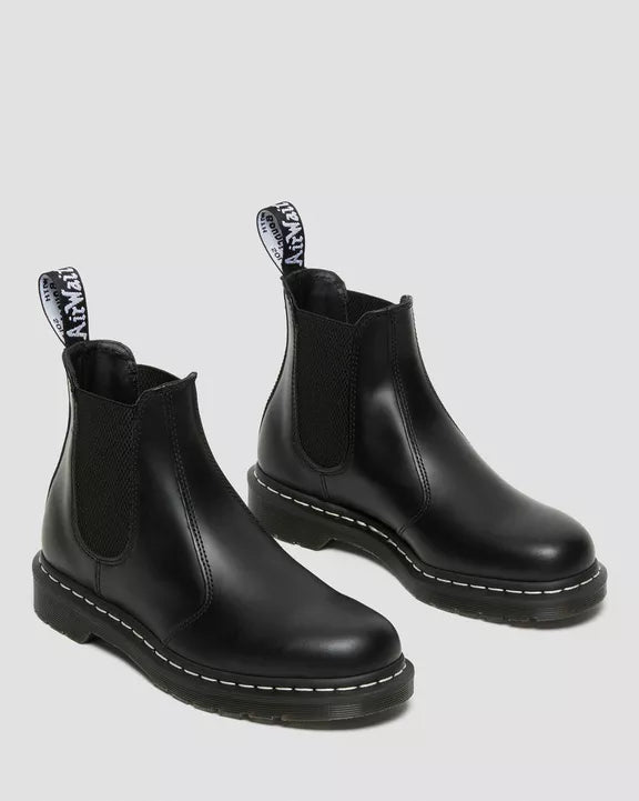 2976 Contrast Leather Chelsea Boots