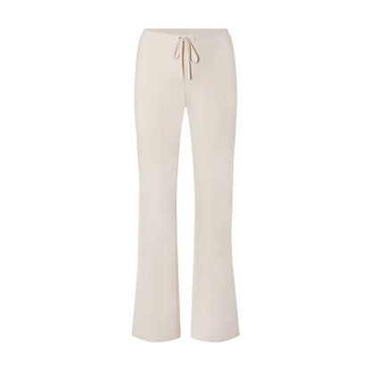 Drapey French Terry Straight Leg Pant