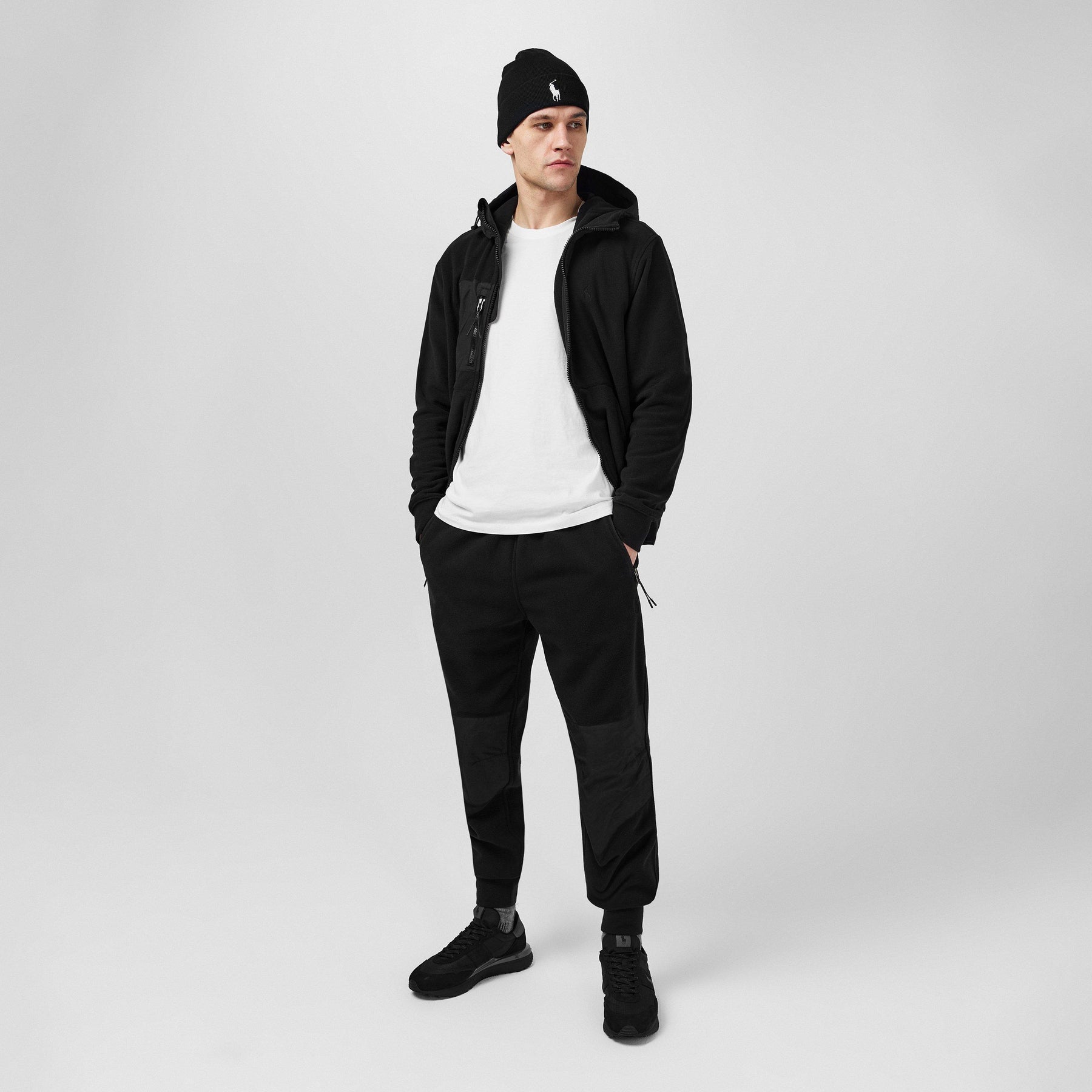 Mixed Media Jogging Bottoms