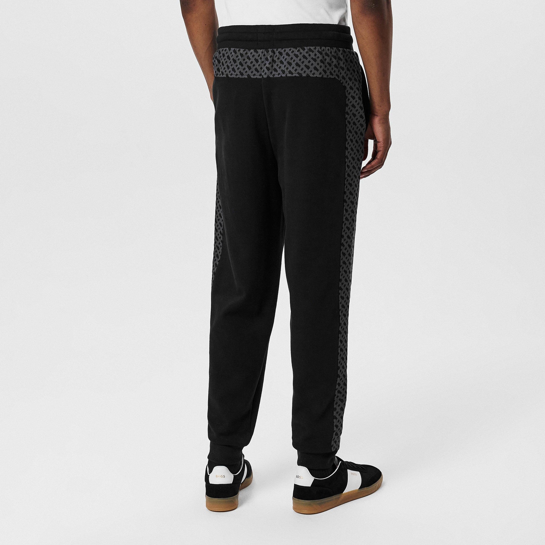Men's BW LukeMono Closed Hem Fleece Jogger Bottoms