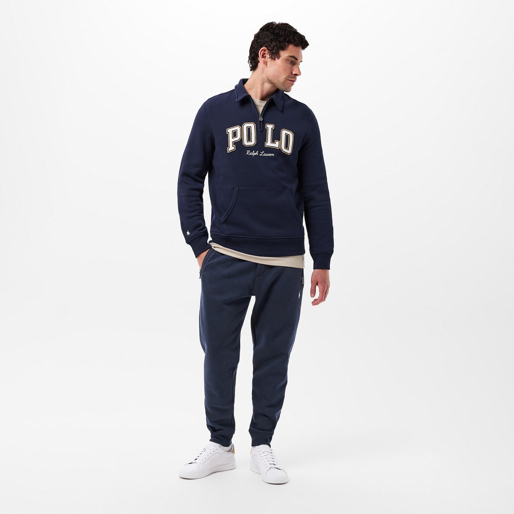 Men's Closed Hem Fleece Jogging Bottoms