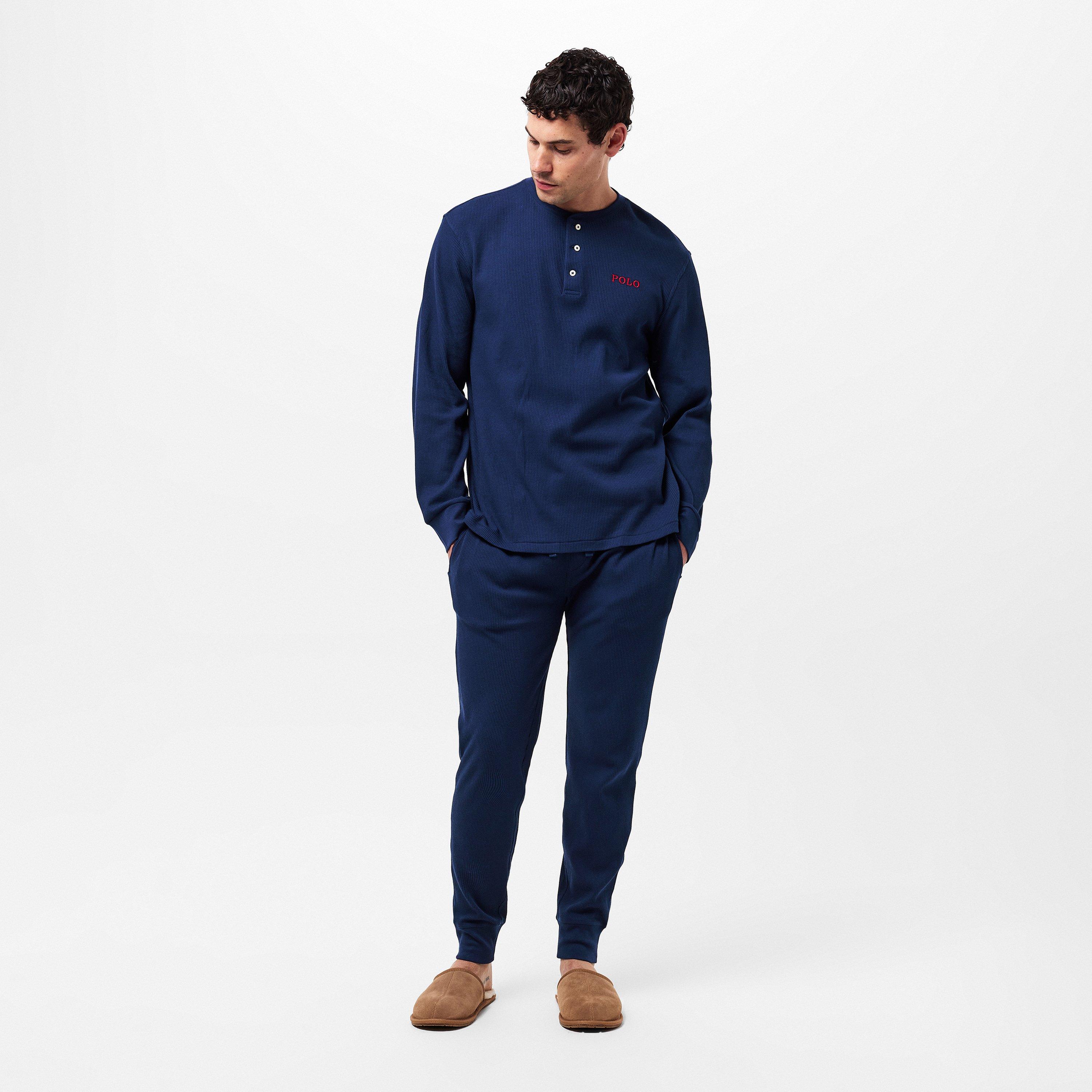 Men's Waffle Cuffed Fleece Joggers