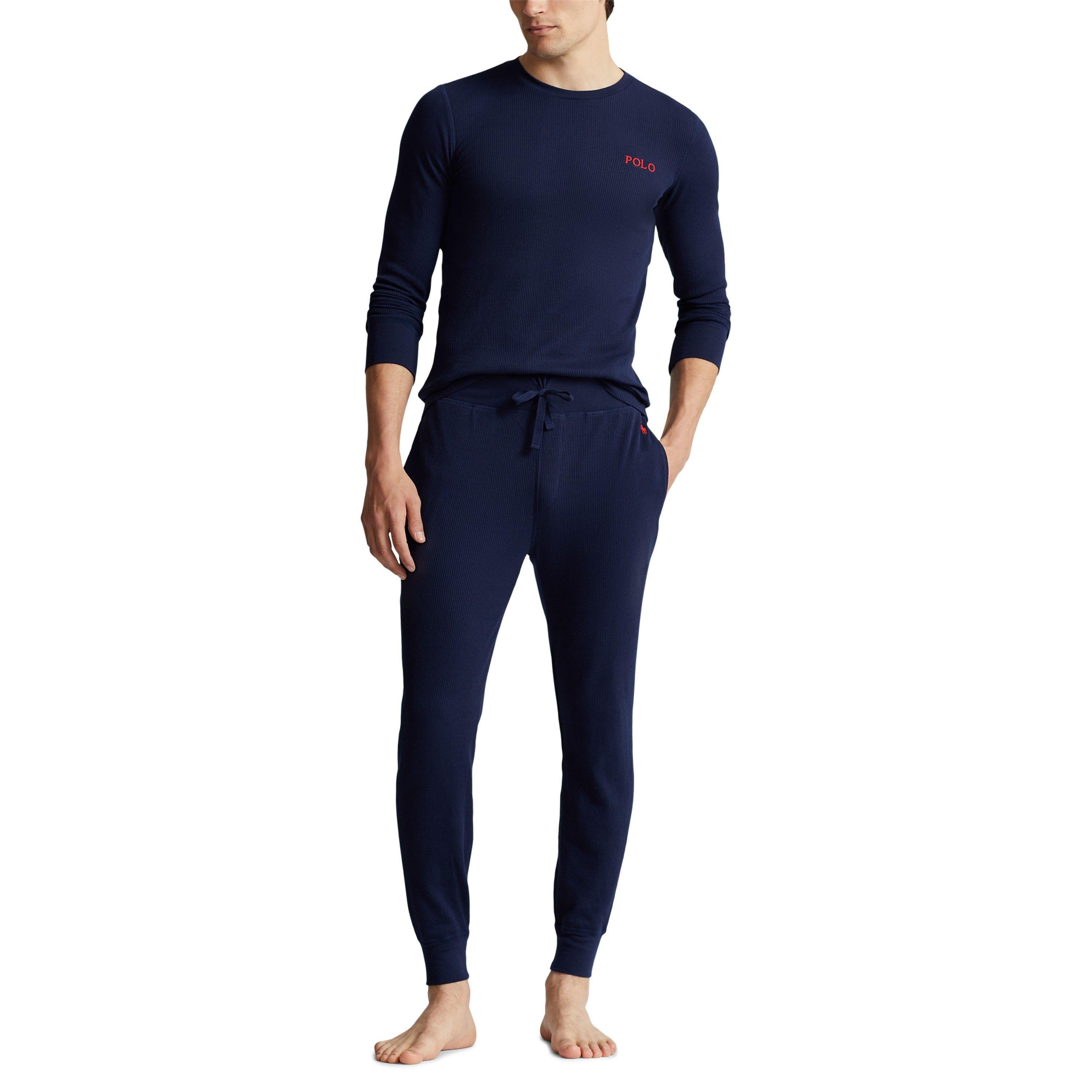 Waffle Cuffed Fleece Joggers